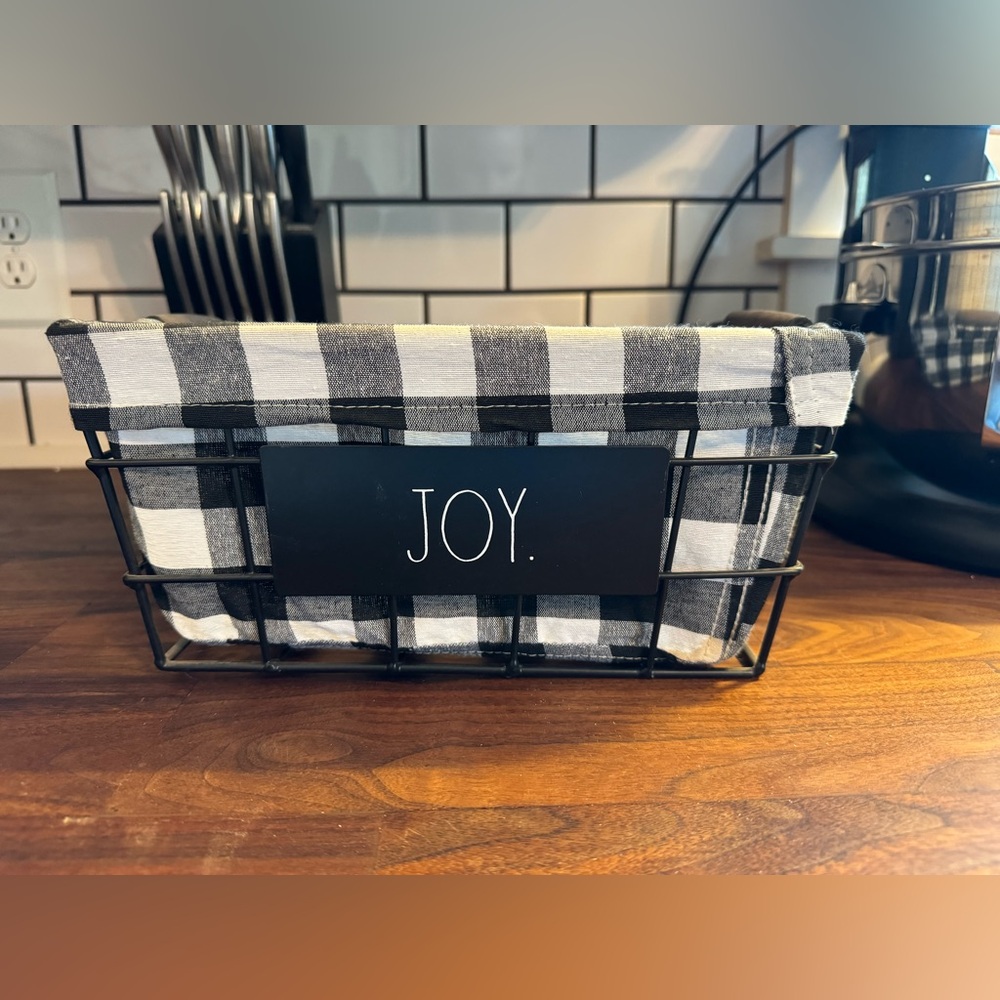 Rae Dunn JOY basket